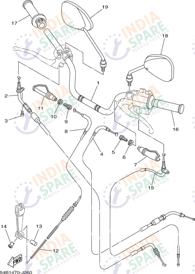 STEERING HANDLE & CABLE
